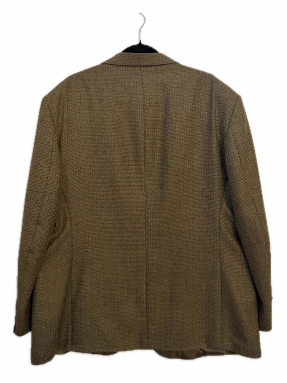 MENS 50R STAFFORD TAN/BROWN WOOL TWEED HERRINGBONE CLASSIC FIT SPORTS COAT
